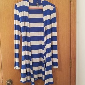 Striped long sleeve sweater